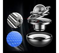 Generic Diffusore per Aromaterapia a Lunga Durata con Ciondolo per Profumo per Auto a Energia Solare Multiuso per Interni Auto (#2)