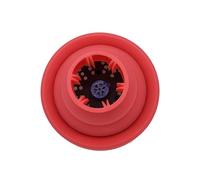 Generic Diffusore Soffiante per Capelli Ricci Attacco Pieghevole in Silicone Leggero per Viaggi 1x (rosso)