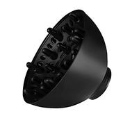 Generic Diffusore universale per la cura dei capelli ricci - Asciugacapelli ABS resistente al calore - Nero - 2 velocità - 240 volt - Compatibile con dispositivi per capelli e pidocchi