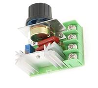 Generic Dimmer Regolatore di Tensione CA Premium 50-220 V 2000 W 25 A per Controllo della velocità del Motore e della luminosità della Luce Adatto A Casa e Officina