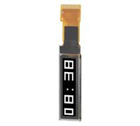 Generic Diodo di Emissione di Luce Organica 0,91in Modulo di Visualizzazione 4 PC Set con Display Intuitivo Trasparente 15 Pin per Appassionati di Elettronica (WHITE)