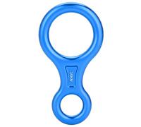 Generic Discensore a Corda a 8 Ad Alta Resistenza da 35 KN per Arrampicata, Attrezzatura di Salvataggio per Arrampicata su Roccia per la Maggior Parte delle Persone, Materiale Metallico (BLUE)