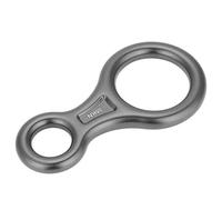 Generic Discensore a Corda a Figura 8 Ad Alta Resistenza da 35 KN per Arrampicata, Attrezzatura di Salvataggio per Arrampicata su Roccia per la Maggior Parte delle Persone, Materiale Metallico (GRAY)