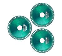 Generic Disco da Taglio Diamantato 3 Pezzi per Smerigliatrice Angolare, Ultra Sottile da 2 Mm per Piastrelle in Ceramica, Marmo, Tubi in PVC, Ardesia, Acciaio Colorato, Adatto per Smerigliatrice