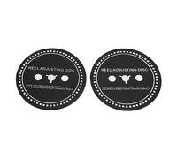 Generic Disco di Regolazione della Bobina, Distanziatore 'adattatore del NUB Ad Alta Temperatura in Silicone, Facile da Installare e Rimuovere, 2 Pc per il Registratore Nastro (1 mm)