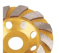 Generic Disco Diamantato da 100 Mm a 8 Fori per Marmo e Cemento - Taglio e Materiale Ad Alta velocità