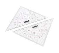 Generic Disegno del Disegno del Triangolo Sovrano, Triangolo Redazione del Sovrano Nave del di Navigazione per la Navigazione del Kit Acrilico Marino Chiaro Isoscele Triangolare per l'addestramento