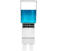 Generic Dispenser automatico per collutorio a parete, funzionamento touchless, uscita regolabile, ricaricabile USB-C, include 2 tazze, bianco