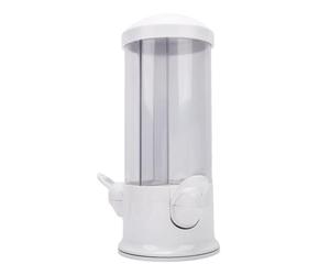 Generic Dispenser per Caramelle, Divertente, Girevole a 360°, per Snack e Noccioline, per Casa e Ufficio, Bianco Perla, 3 Scomparti (Macchina per caramelle 3 in 1)