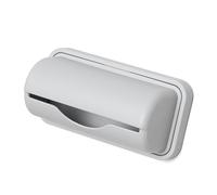 Generic Dispenser per Sacchetti della Spazzatura Montato a Parete Porta Rotolo per Sacchetti della Spazzatura Salvaspazio per Dimensioni: 15x6,5 Cm (GRAY)