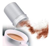 Generic Dispenser per Spezie e Al Cioccolato in Rete Staccabile in Acciaio Inossidabile 304 per Uso Domestico e Bar Argento Taglia L 7,5x11,5 Cm (304 piccole maglie concave)