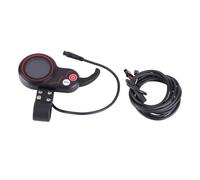 Generic Display Thumb Throttle 2 in 1 Tachimetro Pannello di Controllo Manuale per Scooter Elettrico, Connettore a 6 Pin, Adatto per Elettrico, Come Mostrato Nelle Immagini (60 V)