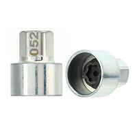 Generic Dispositivo di Rimozione del Dado Dell'aletta della Chiave del Bloccaggio della Ruota per 1 3 5 6 7Series X1 X2 X3 X4 X5 X6 Z4 Presa in Metallo Antifurto Installazione Semplice per i (052)