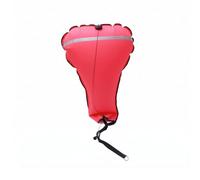 Generic Dispositivo di Sollevamento Gonfiabile Sacca di Sollevamento Borsa di Recupero Boa Subacquea Galleggiante in Nylon Tpu 210d con Forma a Goccia E Banda, Rosso, 140 Libbre