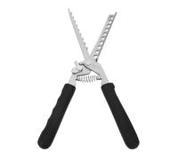 Generic Dispositivo per la Rimozione della Membrana delle Costole in Acciaio Inossidabile Pratico Gadget da Cucina per la Preparazione Facile delle Costole da 11 Pollici (BLACK)