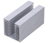 Generic Dissipatore Termico Efficiente con Dissipatore di Calore in Alluminio Tipo U per Set Top Box, Lettori, CPU per Raffreddamento Rapido e Sicurezza LED, Ossidazione Anodica 3,94x1,97x1,97