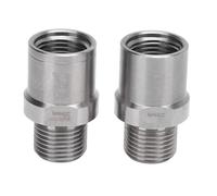 Generic Distanziatore Pedale Esteso Nucleo in Acciaio Inossidabile da 20 Mm - Installazione Semplice per Mountain Bike da Strada - 2 Estensori Pedale Migliore Efficienza di Pedalata