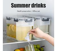 Generic Distributore di Bevande in Plastica, Distributore di Bevande in PP per la Casa (Cenere)