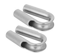 Generic Ditale per Tubo in Acciaio Inossidabile 304 per Corda per Verricello, Diametro Interno 18 Mm, Accessorio per da Diporto (6MM 2PCS)