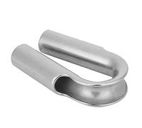Generic Ditale per Tubo in Acciaio Inossidabile 304 per Corda per Verricello, Diametro Interno 18 Mm, Accessorio per da Diporto (15 mm 1PCS)