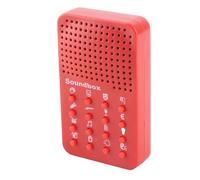 Generic Divertente Macchina Elettronica Portatile per la Creazione di Suoni con 16 Effetti per Momenti Esilaranti per la Famiglia e gli Amici Batteria a Bottone in Plastica LR44