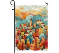 generic Divertenti bandiere autunnali da giardino 30,5 x 45,7 cm per esterni, bandiere verticali standard autunnali per la casa, paesaggio, cortile, cortile, prato, decorazioni per esterni