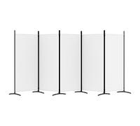 Generic Divisorio Autoportante, Paravento Pieghevole con Combinazione di Funzioni Privacy e Decorative, Divisorio Portatile Autoportante per Ufficio Domestico, Camera da (Bianca)