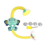 Generic Doccia Elettrica per Bambini Giocattolo da Bagno con Spruzzo D'acqua a Forma di Elefante Impermeabile per Fare il Bagno Felice, Divertimento Estivo per Bambini con Angolo Regolabile (BLUE)