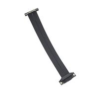 Generic Doppio Cavo Riser PCIE 4.0 X1 da 90 Gradi Che Supporta il Trasferimento Rapido dei Dati Grafici Ideale per Spazi Compatti Materiale TPE (20 cm)