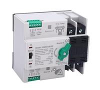 Generic Doppio Interruttore Automatico di Trasferimento di Potenza per Fotovoltaico con Installazione su Guida, Commutazione Rapida Al Millisecondo per Fabbriche, 125 A 2P