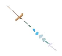 Generic Driftwood Wind Chimes Glass da Mare Premium Effetto Visivo Unico Decorazione Esterna Interna Comoda Sound Sea Glass Driftwood (C)