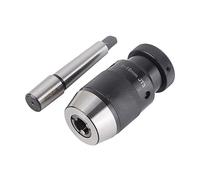 Generic Drill Chuck, Wood Lathe Chuck Drill Adattatore Scacco Dritto ARBOR CNC 1-16MM JT3 Pro Series Pratica Senza Chiave per Tornio/Fresatura CNC, Perforazione