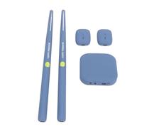 Generic Drum Kit Virtuale, Tecnologia 3D di Rilevamento del Movimento Virtual Reality Pocket Drum, Adatto per i Principianti per Bambini Adulti (BLUE)