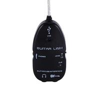 Generic Durevole Collegamento di Interfaccia USB per Chitarra per il Monitoraggio Audio del PC e la Pratica con Uscita per Cuffie Stereo Adatta a Creatori di Suoni e Artisti