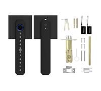 Generic Durevole Serratura per Porta con Impronta Digitale Senza Chiave e Installazione Universale Maggiore Sicurezza Domestica (BLACK)