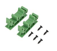 Generic Durevole Staffa di Montaggio per Circuito Stampato Adattatore per Guida DIN C45 PCB da 10 Pezzi 35 Mm per L'installazione di Apparecchiature Elettroniche