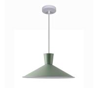 Generic E26 Lampada a Sospensione a Vite,Apparecchio di Illuminazione a Soffitto in Metallo Stile Industriale,Lampadario Decorativo for Ristorante Artigianato Paralumi Color Macaron,Per Isola Cucina,B