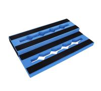 Generic Effetto Pedal Board, Scheda Non Slittata per 6-10 Pedali, Mini Binario del Pedale a Pedale, Grande capacità, Compatto e Portatile, Accessori per Pedaliera Effetti di Chitarra