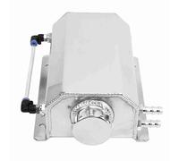 Generic Efficiente Serbatoio di Troppopieno del Liquido di Raffreddamento Adatto per Adatto per per per Migliora le Prestazioni del Motore in Modo Efficace e Mantiene una Temperatura Sana (SILVER)