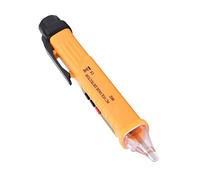 Generic Electric Voltage Tester Pen High Accuracy NCV Sensor with LED Light for Home and Industrial Use Durable ABS Material (YELLOW)