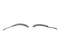 Generic Elegante Kit di Luci per Ciglia Finte a LED, Affidabile e Facile da Usare per Spettacoli di Eventi Nei Bar, CR2032 (PURPLE)
