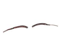 Generic Elegante Kit di Luci per Ciglia Finte a LED, Affidabile e Facile da Usare per Spettacoli di Eventi Nei Bar, CR2032 (rosso)