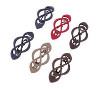Generic Eleganti Mollette per Capelli Francesi Vintage, Accessori per Capelli Antiscivolo per Donne, Sottili e Spessi, 6 Pezzi (6PCS)