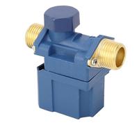 Generic Elettrovalvola DC 12V Flussostato Ingresso Acqua Affidabile per Lavatrice e Distributore D'acqua Filettatura Maschio G1/2