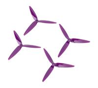 Generic Eliche a Tre Pale RC Drone Volo Efficiente e Durevole per Droni da Corsa FPV Policarbonato 7040 4 Pezzi per 7 Pollici 8 Pollici (PURPLE)