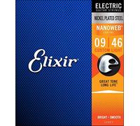 Generic Elixir Strings 12027 Electric Guitar Strings w NANOWEB Coating, Custom Light (.009-.046)