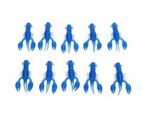 Generic Esca Artificiale per Gamberetti Morbidi 10 Pezzi Mini Esche Portatili Crawdad per Carpa Persica Riutilizzabile PVC Estensibile (confezione da dieci)