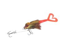 Generic Esca per la Pesca D', Esca per Ratti in Morbido Silicone con Movimenti Realistici, Perfetta per la Pesca in Acqua Salata, 1 unità (YELLOW)