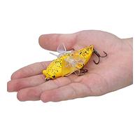 Generic Esca per Pesci Bionici Design a Cicala con Triplo per Pescatori Esperti Azione Dell' Rotante da 7,5 Cm (Y238-8)