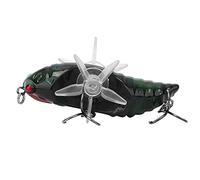 Generic Esca per Pesci Bionici Design a Cicala con Triplo per Pescatori Esperti Azione Dell' Rotante da 7,5 Cm (Y238-7)